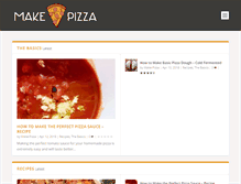 Tablet Screenshot of make-pizza.com